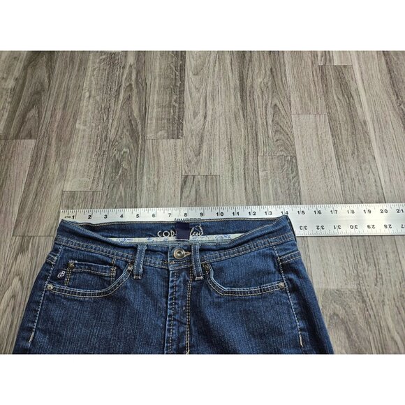 (3/$35) Code Bleu Size 6 Average Bootcut Embroidered Pockets Denim Blue Jeans - Picture 7 of 11
